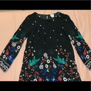 Mid kid dress floral print